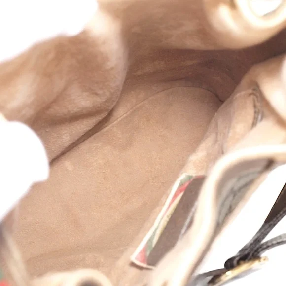 GUCCI Vintage Sherry Line GG Web Drawstring Shoulder Bag - Picture 15 of 15